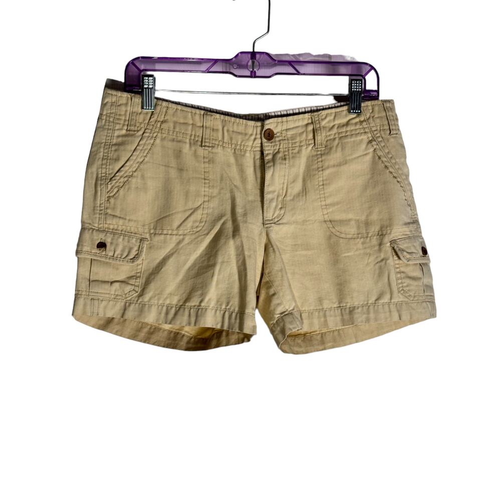 Vintage Roxy Super Soft Khaki Cargo Shorts - Size 11 Juniors Medium